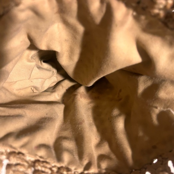 🥂Vintage 1970s macramé w/ wooden handle *HANDMADE* boho bag - Picture 8 of 9